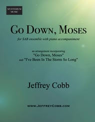 Go Down, Moses SAB choral sheet music cover Thumbnail